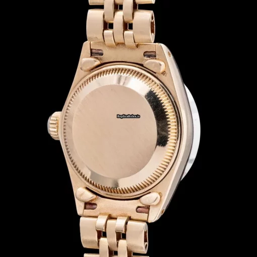 Cheap Replica Rolex Lady-datejust 69178 Caliber 2135 Automatic Movement 26mm Yellow Gold Case Womens Watch - Image 6