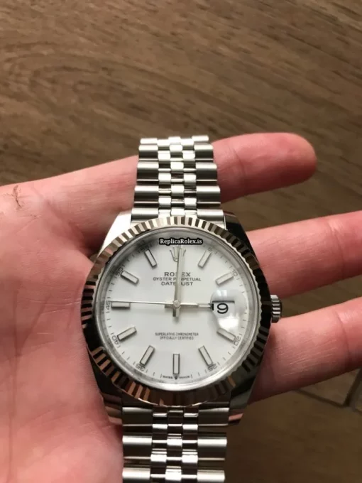 Awesome Fake Rolex Datejust 126334 Caliber 3235 Automatic Movement 41mm Steel Case Mens/unisex Watch - Image 11