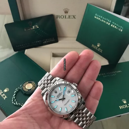 Awesome Fake Rolex Datejust 126334 Caliber 3235 Automatic Movement 41mm Steel Case Mens/unisex Watch - Image 2