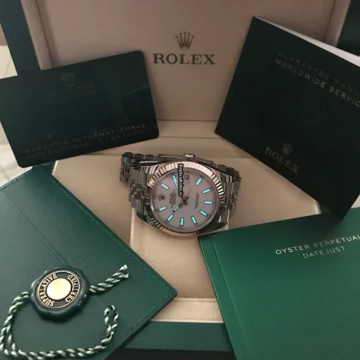 Awesome Fake Rolex Datejust 126334 Caliber 3235 Automatic Movement 41mm Steel Case Mens/unisex Watch - Image 6