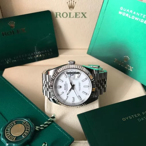 Awesome Fake Rolex Datejust 126334 Caliber 3235 Automatic Movement 41mm Steel Case Mens/unisex Watch - Image 7