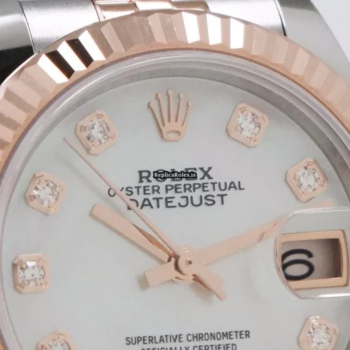 High-end Clone Rolex Lady-datejust 279171ng Caliber 2236 Automatic Movement 28mm Gold/steel Case Watch - Image 11