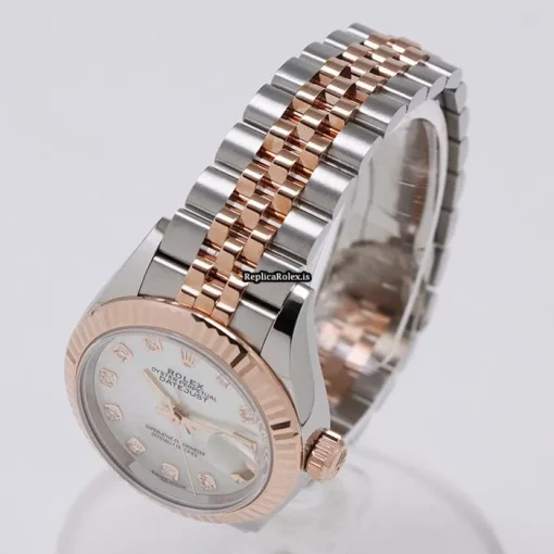 High-end Clone Rolex Lady-datejust 279171ng Caliber 2236 Automatic Movement 28mm Gold/steel Case Watch - Image 13