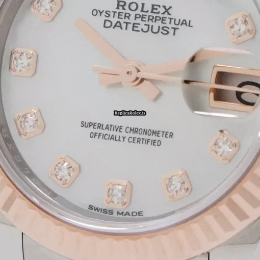 High-end Clone Rolex Lady-datejust 279171ng Caliber 2236 Automatic Movement 28mm Gold/steel Case Watch - Image 9