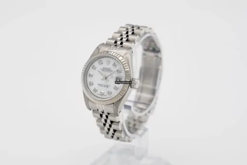 Distinctive Replica Rolex Lady-datejust 69174 Caliber 2135 Automatic Movement 26mm Gold/steel Case Womens Watch - Image 4