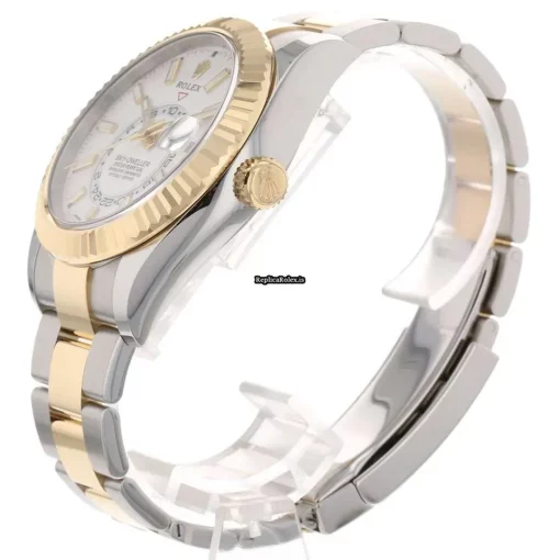 Exquisite Replica Rolex Sky-dweller 326933 Caliber 9001 Automatic Movement 42mm Gold/steel Case Mens/unisex Watch - Image 2