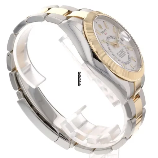 Exquisite Replica Rolex Sky-dweller 326933 Caliber 9001 Automatic Movement 42mm Gold/steel Case Mens/unisex Watch - Image 4