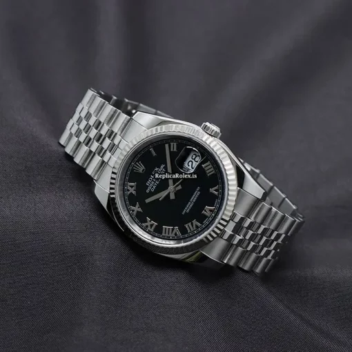 Luxury Replica Rolex Datejust 116234 Caliber 3135 Automatic Movement 36mm Gold/steel Case Watch - Image 2