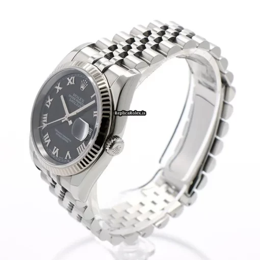 Luxury Replica Rolex Datejust 116234 Caliber 3135 Automatic Movement 36mm Gold/steel Case Watch - Image 7