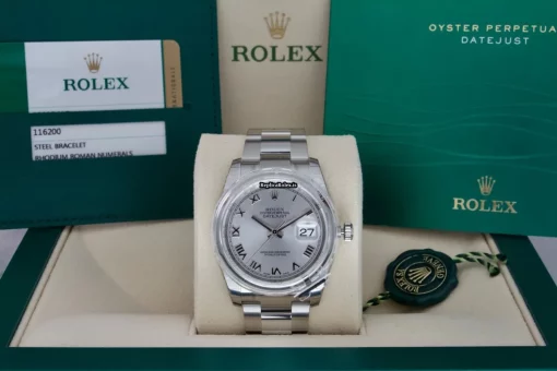 Neat Replica Rolex Datejust 116200 Caliber 3135 Automatic Movement 36mm Steel Case Mens/unisex Watch - Image 3