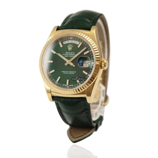 Fantastic Replica Rolex Day-date 36 118138 Caliber 3155 Automatic Movement 36mm Yellow Gold Case Mens/unisex Watch - Image 3