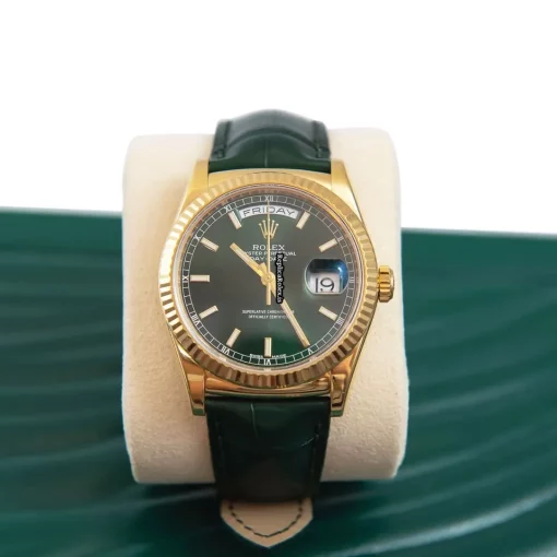 Fantastic Replica Rolex Day-date 36 118138 Caliber 3155 Automatic Movement 36mm Yellow Gold Case Mens/unisex Watch - Image 5