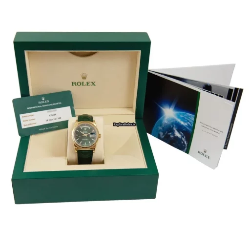 Fantastic Replica Rolex Day-date 36 118138 Caliber 3155 Automatic Movement 36mm Yellow Gold Case Mens/unisex Watch - Image 6