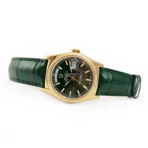 Fantastic Replica Rolex Day-date 36 118138 Caliber 3155 Automatic Movement 36mm Yellow Gold Case Mens/unisex Watch - Image 8