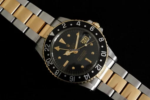 Ideal Fake Rolex Gmt-master 1675 Caliber 1570 Automatic Movement 40mm Gold/steel Case Mens/unisex Watch - Image 2
