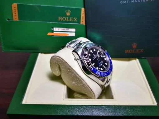 Attractive Fake Rolex Gmt-master II 116710blnr Caliber 3186 Automatic Movement 40mm Steel Case Mens/unisex Watch - Image 2