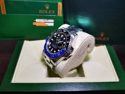 Attractive Fake Rolex Gmt-master II 116710blnr Caliber 3186 Automatic Movement 40mm Steel Case Mens/unisex Watch - Image 3
