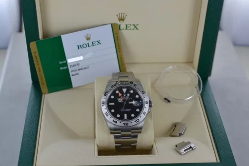 Wonderful Fake Rolex Explorer II 216570 Caliber 3187 Automatic Movement 42mm Steel Case Mens/unisex Watch - Image 7