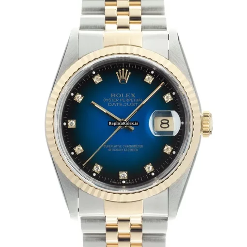Neat Replica Rolex Datejust 16233g Automatic Movement 36mm Gold/steel Case Watch