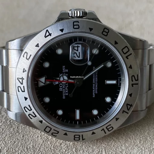 Fantastic Replicas Rolex Explorer II 16570 Caliber 3185 Automatic Movement 40mm Steel Case Mens/unisex Watch