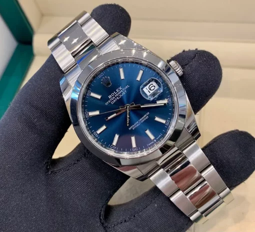 Unique Replica Rolex Datejust 126300 Caliber 3235 Automatic Movement 41x48mm Steel Case Mens/unisex Watch - Image 5