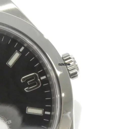 Top Replica Rolex Explorer 214270 Caliber 3132 Automatic Movement 39mm Steel Case Mens/unisex Watch - Image 6