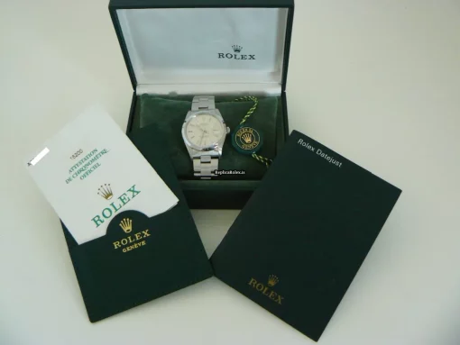 Well Made Replica Rolex Oyster Perpetual Date 15200 Caliber 3135 Automatic Movement 34mm Steel Case Mens/unisex Watch - Image 11