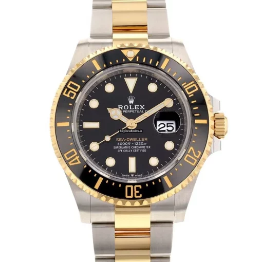 Suitable Fake Rolex Sea-dweller 126603 Caliber 3235 Automatic Movement 43mm Gold/steel Case Mens/unisex Watch