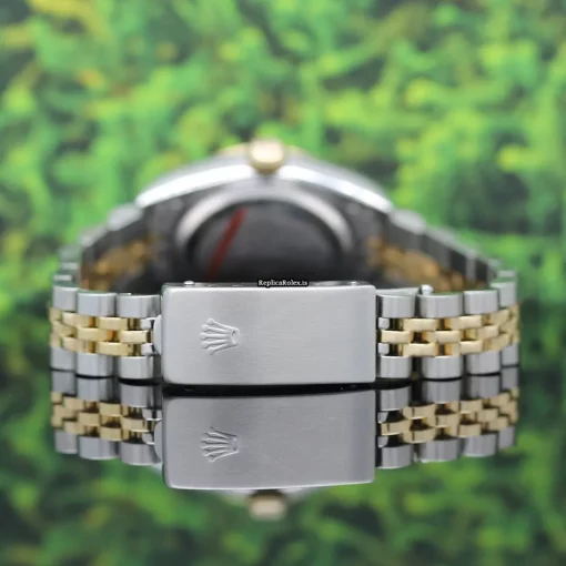Defect Copy Rolex Lady-datejust 69173 Caliber 2135 Automatic Movement 26x42mm Gold/steel Case Womens Watch - Image 12