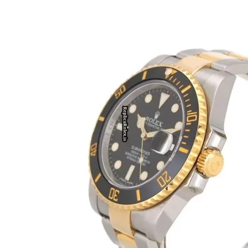 Wonderful Replica Rolex Submariner Date 116613ln Caliber 3135 Automatic Movement 40mm Gold/steel Case Mens/unisex Watch - Image 4