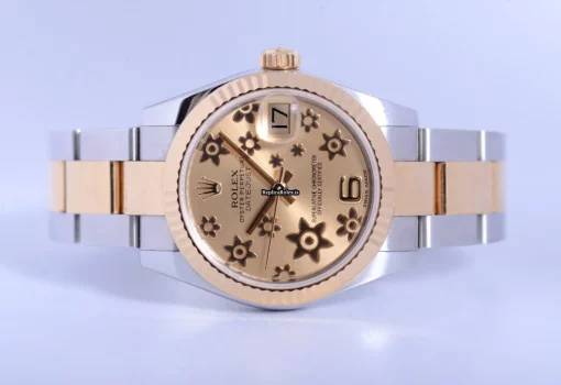 Wholesale Replica Rolex Lady-datejust 178273 Caliber 2235 Automatic Movement 31mm Gold/steel Case Womens Watch - Image 2
