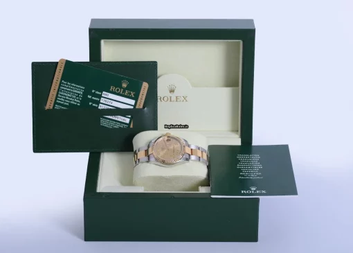 Wholesale Replica Rolex Lady-datejust 178273 Caliber 2235 Automatic Movement 31mm Gold/steel Case Womens Watch - Image 8