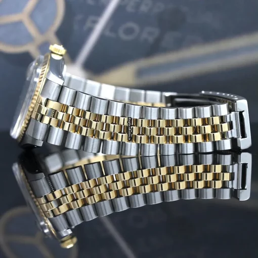 Superb Replica Rolex Datejust 16013 Caliber 3035 Automatic Movement 36x42mm Gold/steel Case Mens/unisex Watch - Image 10