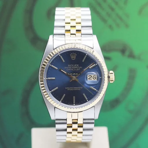 Superb Replica Rolex Datejust 16013 Caliber 3035 Automatic Movement 36x42mm Gold/steel Case Mens/unisex Watch - Image 3