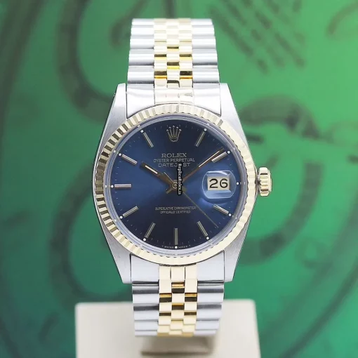Superb Replica Rolex Datejust 16013 Caliber 3035 Automatic Movement 36x42mm Gold/steel Case Mens/unisex Watch - Image 4