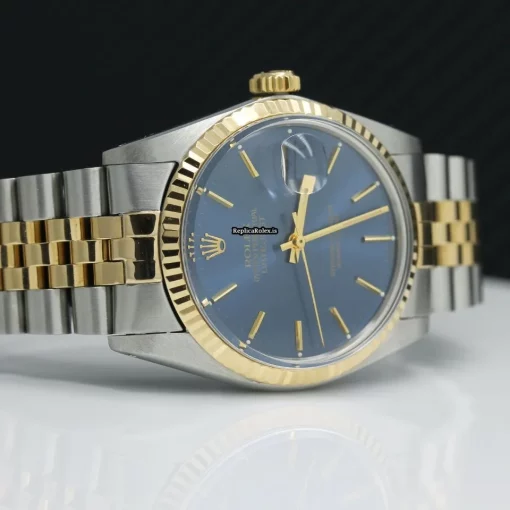 Superb Replica Rolex Datejust 16013 Caliber 3035 Automatic Movement 36x42mm Gold/steel Case Mens/unisex Watch - Image 5