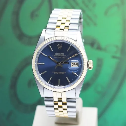 Superb Replica Rolex Datejust 16013 Caliber 3035 Automatic Movement 36x42mm Gold/steel Case Mens/unisex Watch - Image 8