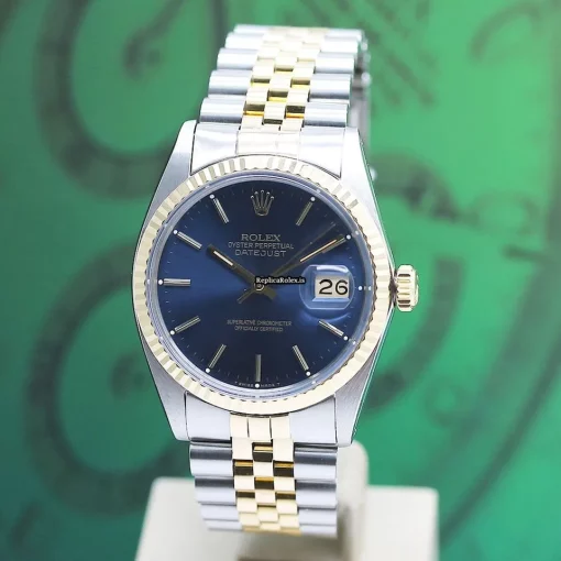 Superb Replica Rolex Datejust 16013 Caliber 3035 Automatic Movement 36x42mm Gold/steel Case Mens/unisex Watch - Image 9