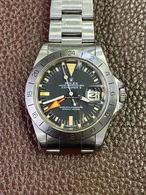 Excellent Replica Rolex Explorer II 1655 Caliber 1570 Automatic Movement 40x47mm Steel Case Mens/unisex Watch - Image 2