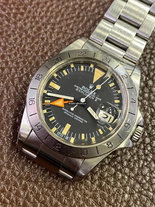 Excellent Replica Rolex Explorer II 1655 Caliber 1570 Automatic Movement 40x47mm Steel Case Mens/unisex Watch - Image 3