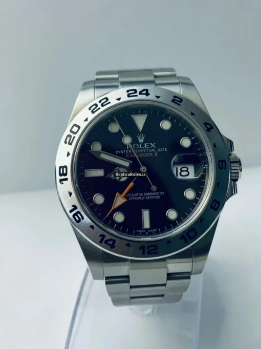 High Quality Fake Rolex Explorer II 216570 Automatic Movement 42mm Steel Case Mens/unisex Watch - Image 3