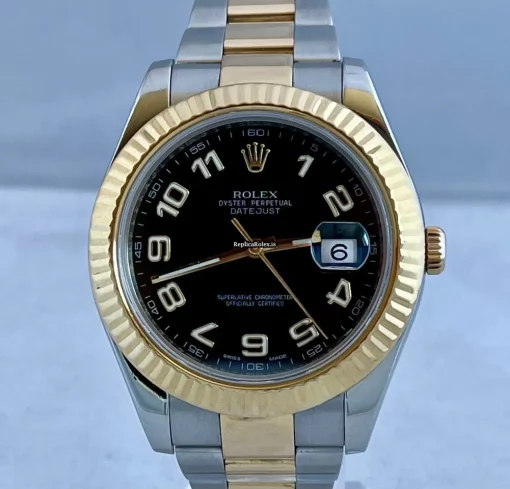 Well Made Replica Rolex Datejust II 116333 Caliber 3136 Automatic Movement 41mm Gold/steel Case Mens/unisex Watch