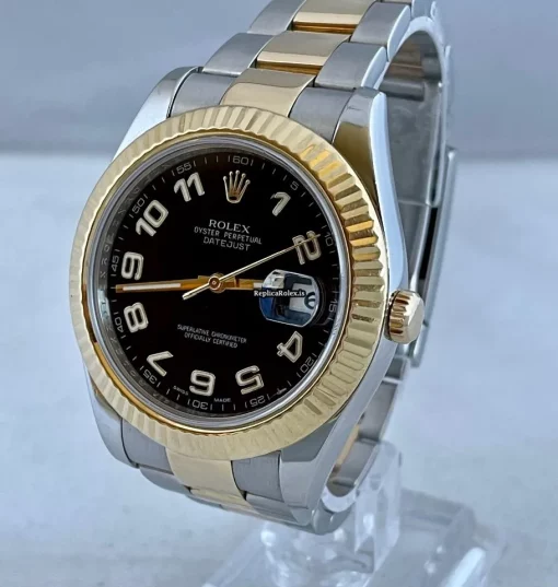 Well Made Replica Rolex Datejust II 116333 Caliber 3136 Automatic Movement 41mm Gold/steel Case Mens/unisex Watch - Image 2