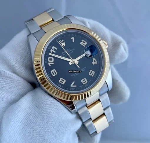 Well Made Replica Rolex Datejust II 116333 Caliber 3136 Automatic Movement 41mm Gold/steel Case Mens/unisex Watch - Image 5