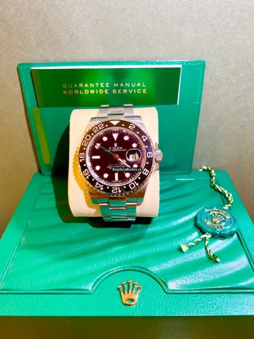 Pleasing Fake Rolex Gmt-master II 116710ln Caliber 3186 Automatic Movement 40mm Steel Case Mens/unisex Watch - Image 3