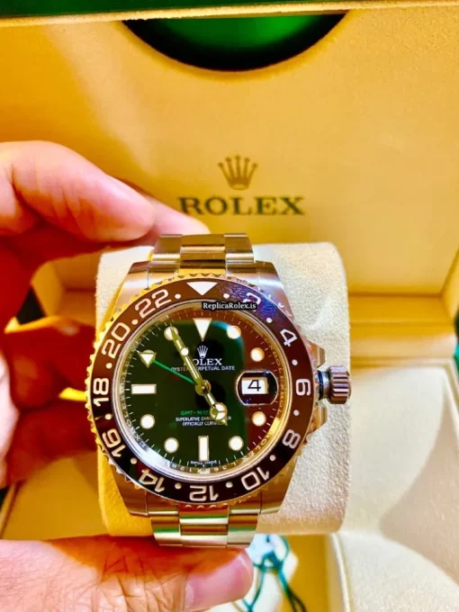 Pleasing Fake Rolex Gmt-master II 116710ln Caliber 3186 Automatic Movement 40mm Steel Case Mens/unisex Watch - Image 5