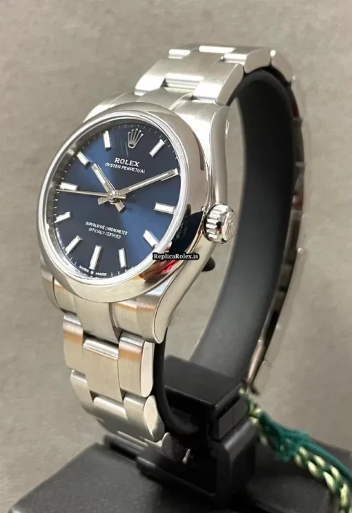 Pleasing Replica Rolex Oyster Perpetual 31 277200 Caliber 2232 Automatic Movement 31mm Steel Case Womens Watch - Image 4