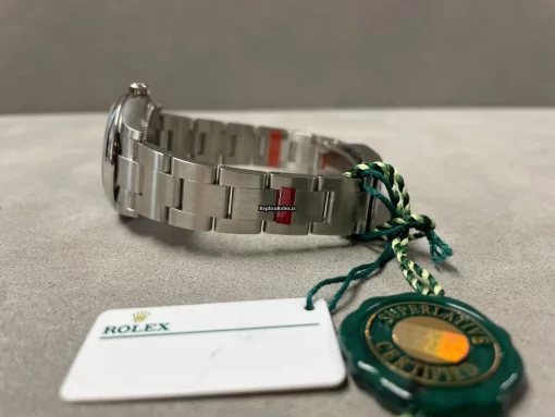 Pleasing Replica Rolex Oyster Perpetual 31 277200 Caliber 2232 Automatic Movement 31mm Steel Case Womens Watch - Image 7