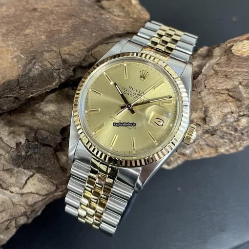 Best Replica Rolex Datejust 16013 Automatic Movement 36mm Gold/steel Case Watch