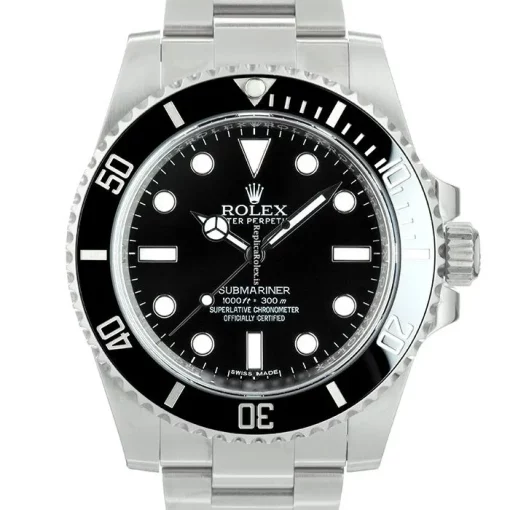 Amazing Fake Rolex Submariner 114060 Caliber 3130 Automatic Movement 40mm Steel Case Watch